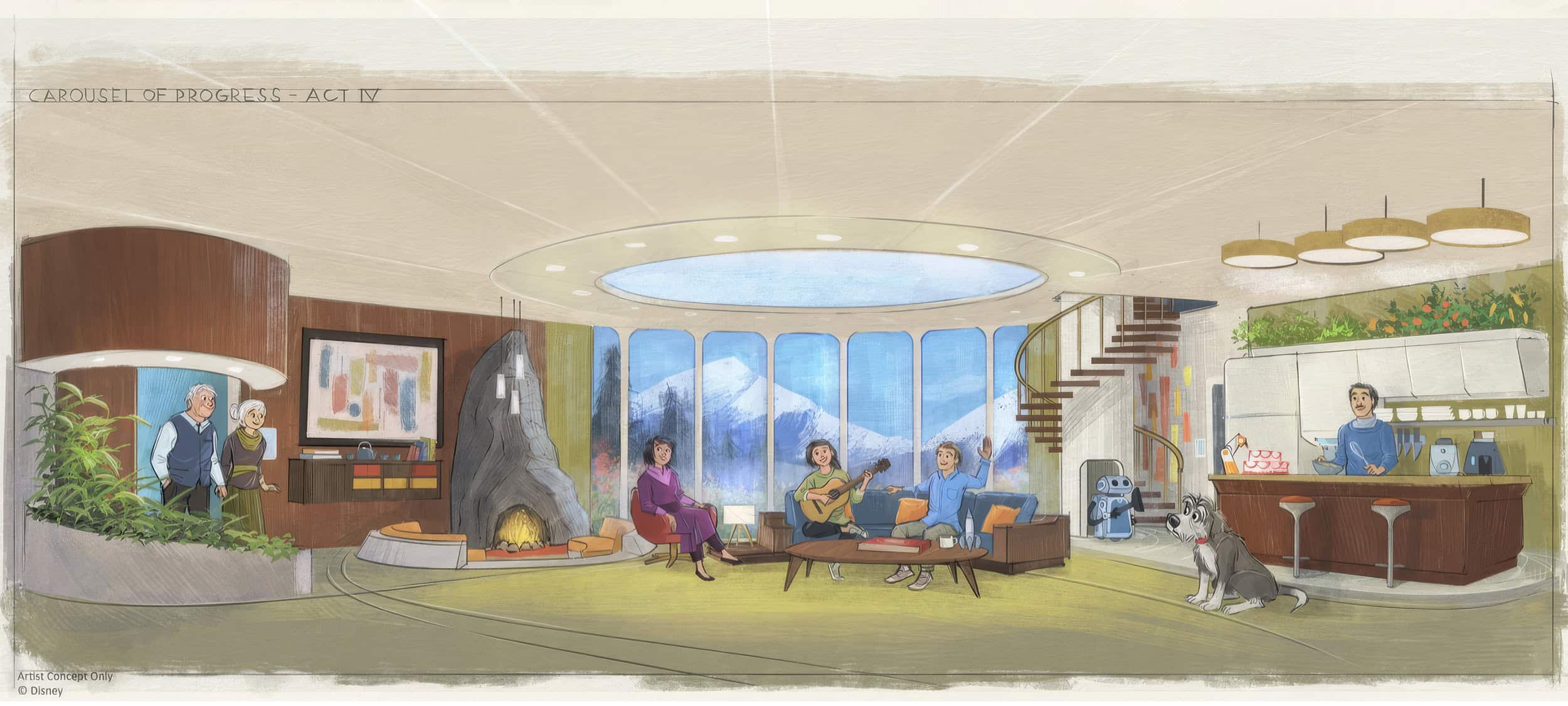 Disney World's Carousel of Progress to Receive Complete Overhaul with New Decades and Walt Disney Audio-Animatronic
